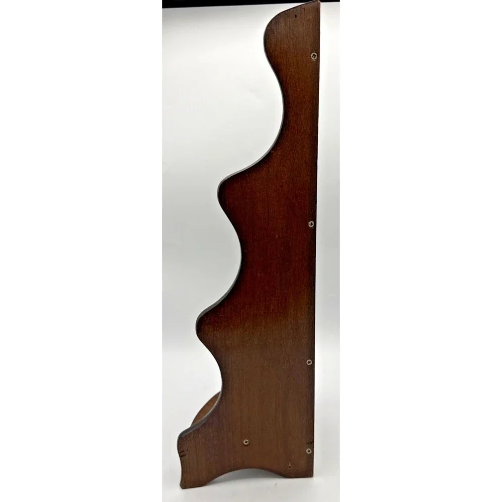 Vintage Wooden 3 Tier Wall Corner Shelf Display Shelf Hanging/free Standing 20